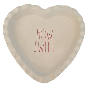 Rae Dunn Cream Heart-Shaped Bakeware